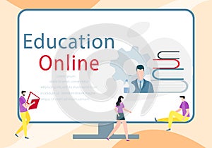 Vector Online education, distance studying people
