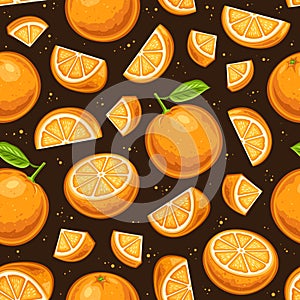 Vector Orange Seamless Pattern
