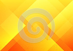 Vector Orange and Yellow Gradient Geometric Background with Polygons and Grungy Pattern