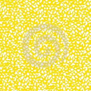 Vector organic pattern in bright yellow