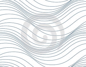 Vector ornamental continuous background made using undulate line