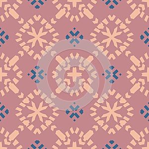 Abstract floral background. Pink, peach, blue color.
