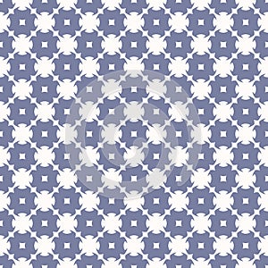 Vector ornamental seamless pattern in pastel colors, blue serenity and white