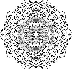 Vector ornate mandala illustration