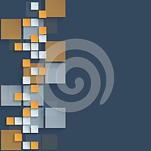 Vector Overlapping Squares