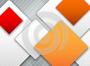 Vector Overlapping Squares Background