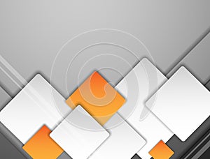 Vector Overlapping Squares Background