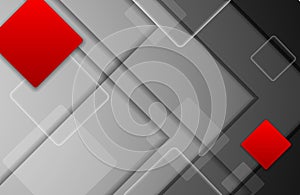 Vector Overlapping Squares Background