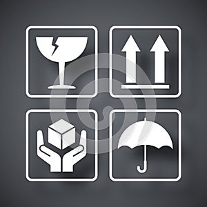 Vector packaging symbols