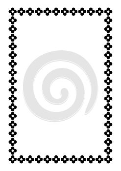 Vector Page border A4 design