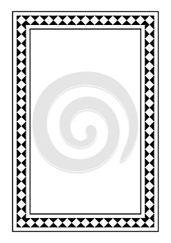 Vector Page border A4 design