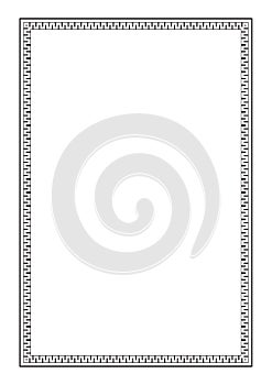 Vector Page border A4 design