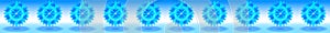 Vector pale blue and blue Christmas stars with shadows, on blue and white blue background, as a bar, banner, border, etc.,