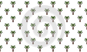 Vector Palm Tree Pattern Background