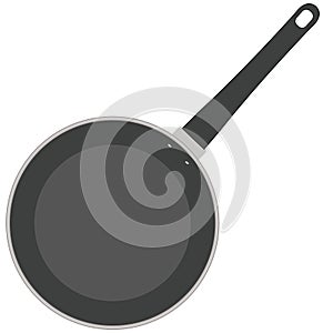 Vector pan for fried, for kitchen illustration