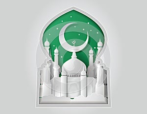 Vektor aus moschee 