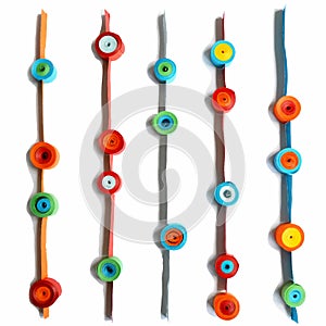 Vector paper quilling background