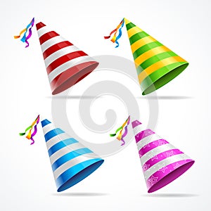 Vector Party Hat Set