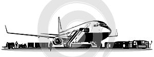 Vector passenger airliner