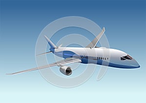 Vector passenger dreamliner