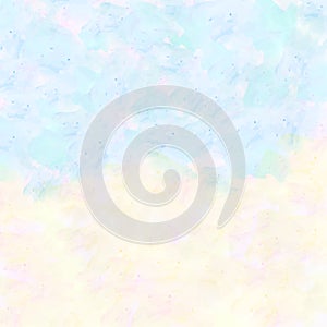 Vector Pastel Blue, Yellow and Pink Watercolor Pattern Background