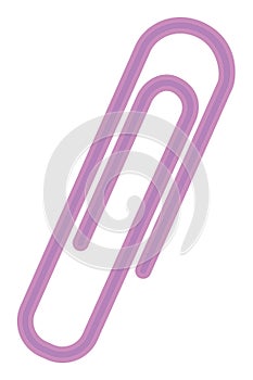 Vector Pastel Purple Clinch Isolated