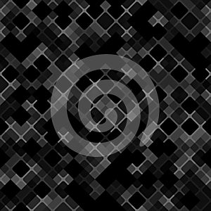 Vector patchwork background with dark grey and black tiles geometric ornament