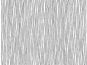 Vector pattern. Black and white geometrical hand drawn background with vertical lines. Simple print for background, wallpaper,