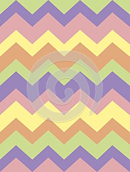 Vector pattern collection with soft colored stripes, zig zag. Paper, texture, background.