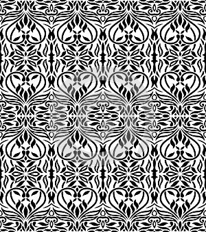 Vector FLOWER repeated pattern design