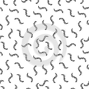 Vector leafs repeated pattern design