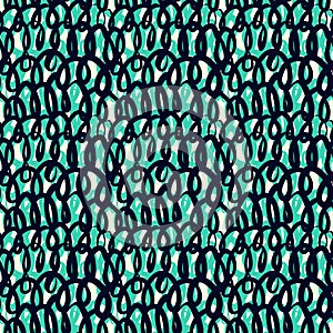 Vector pattern with loose treads and loops.