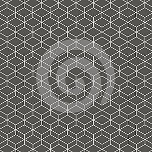 Vector pattern. Repeating geometric background with rhombus and nodes from hexagon. graphic clean design for fabric, event,