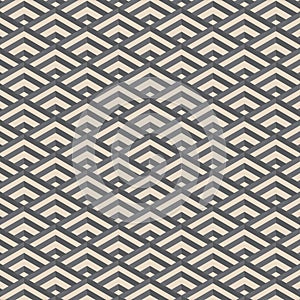 Vector pattern. Repeating geometric tiles with hexagonal elements