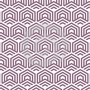 Vector pattern. repeating hexagon grid. Abstract stripped geometric background. Vector illustration.
