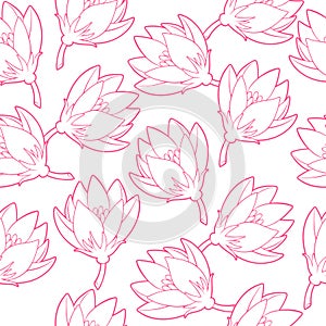 Vector pattern with saffrons.