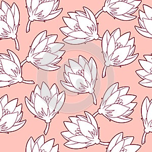 Vector pattern with saffrons.