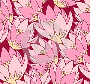 Vector pattern with saffrons.