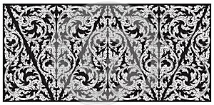 Vector pattern thai tradition stylish