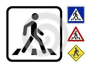 Vector Pedestrian Symbol