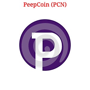 Vector PeepCoin (PCN) logo photo