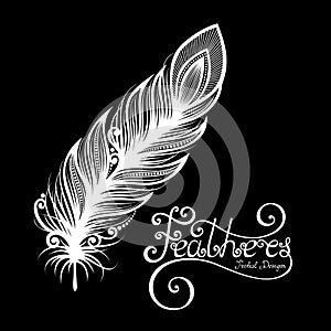 Vector Peerless Decorative Feather