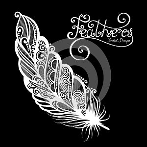 Vector Peerless Decorative Feather