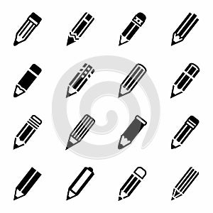 Vector Pencil icon set