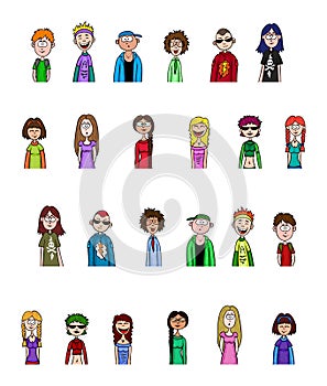 Vector people collection.