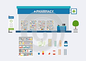 Vector pharmacy set design