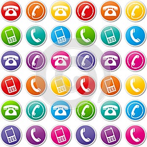 Vector phone icons