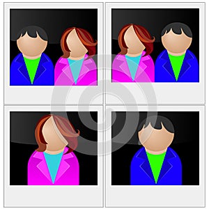 Vector photo for documents, family