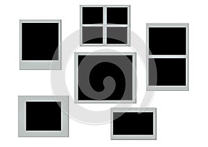 Vector photo frames.
