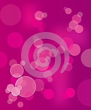 Vector pink abstract background with bubble